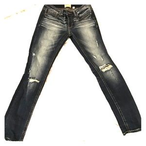 Women’s Distressed Skinny Jeans - BKE Payton
